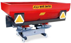 mounted fertilizer spreader