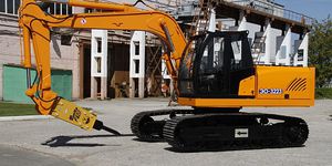 tracked excavator