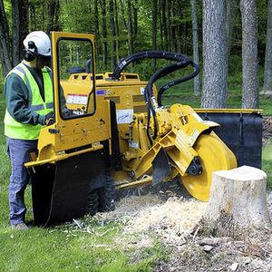 walk-behind stump grinder