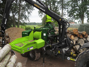 mounted wood chipper