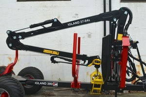 knuckle boom forestry crane