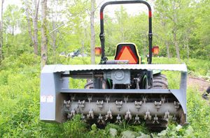 mounted mulcher / flail / PTO-driven / for tractors