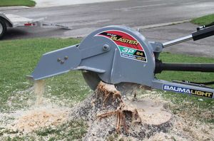 tractor-mounted stump grinder 1