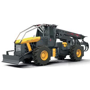 forestry skidder with grab