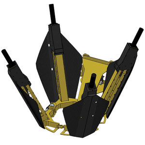 backhoe loader-mounted tree spade