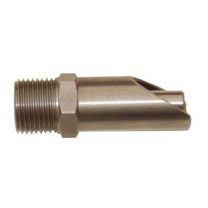 pig nipple drinker / stainless steel / with ball valve