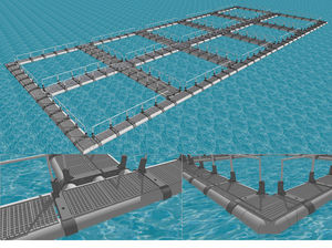 aquaculture floating dock