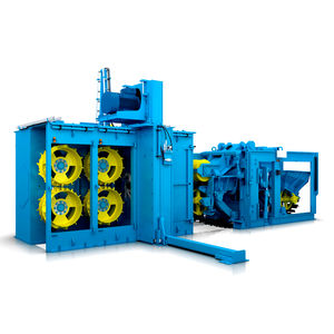 rotor debarker / stationary / hydraulic pressure