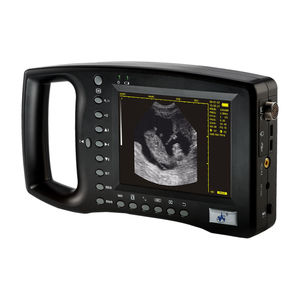 black and white veterinary ultrasound system