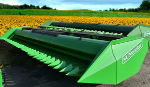 sunflower harvesting header
