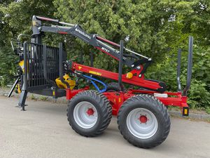 trailer-mounted forestry crane 1
