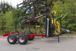 trailer-mounted forestry crane 1