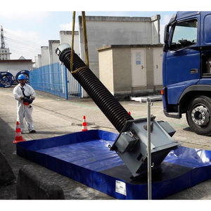 drum collection tray / for vineyard machines / for hazardous fluids / for pesticides