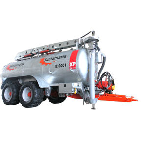 slurry tank / 2-axle / galvanized steel
