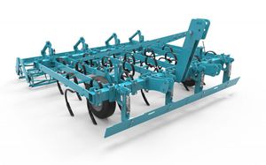 mounted field cultivator / with roller / 3-point hitch / spring tine