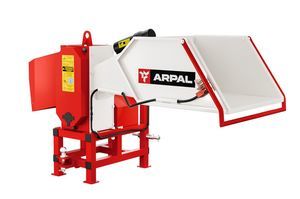 mounted forestry wood chipper