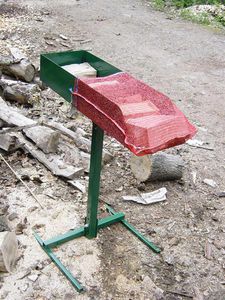 firewood bagger