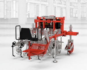 tractor-mounted row crop cultivator