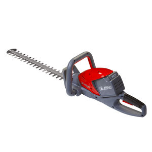 battery-powered hedge trimmer