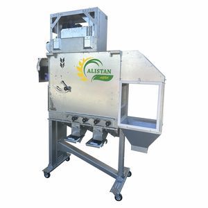 aerodynamic crop cleaning machine