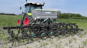 mounted row crop cultivator