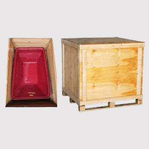 wooden transport box