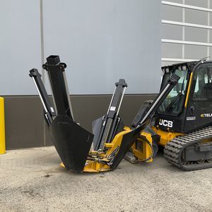 skid steer loader tree spade