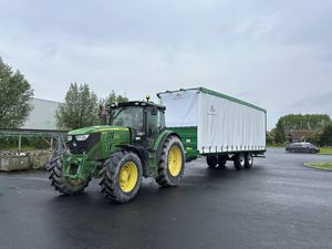 mounted trailer