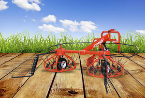 mounted rake tedder