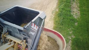 silage unloading shovel bucket