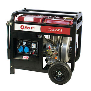 Diesel generator set - GD 5000 LE - Zanetti Motori - single-phase ...