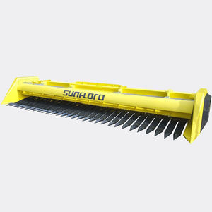 sunflower harvesting header