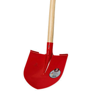 shovel with wooden handle