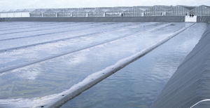 irrigation basin floating cover