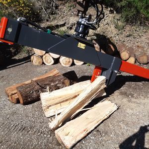 excavator mounted log splitter