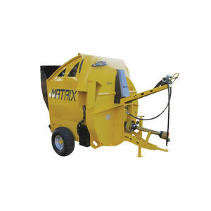 towed straw blower