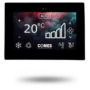 control terminal with touchscreen