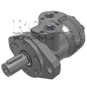 hydraulic geared motor