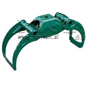 excavator log grapple 1