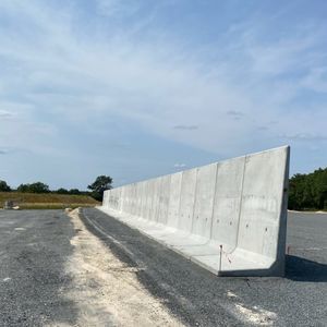concrete bunker wall