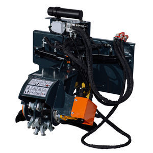 skid steer loader stump grinder