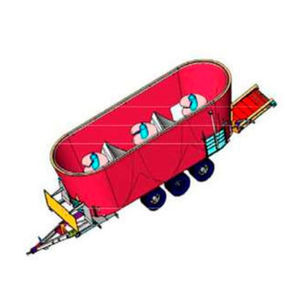mounted trailer