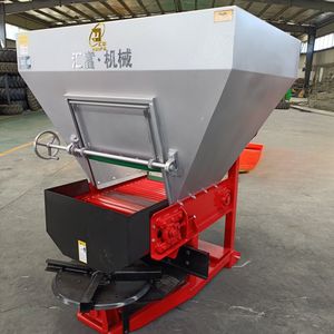 tractor-mounted fertilizer spreader