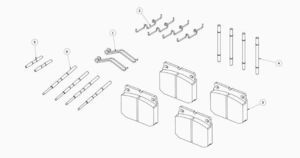 OEM brake repair kit