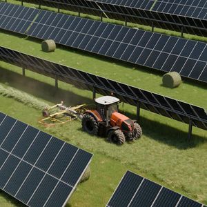 livestock agrivoltaic canopy