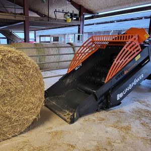 mounted straw blower