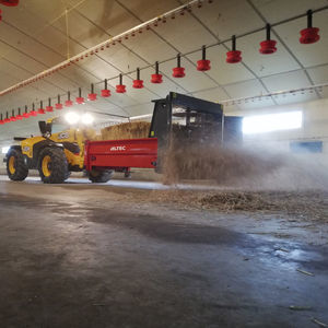 towed straw blower