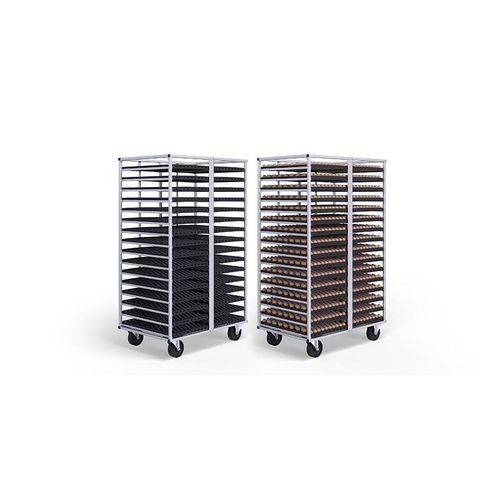Steel transport cart - Pas Reform Hatchery Technologies