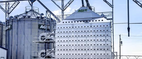 Grain dryer - NECO - AGI - Ag Growth International - stationary