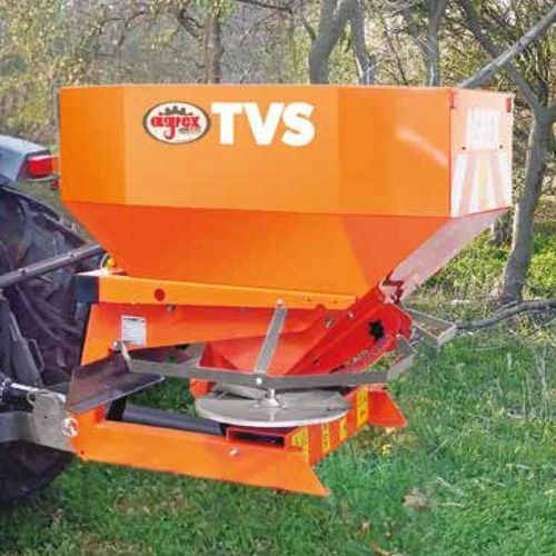 Tractor-mounted fertilizer spreader - TVS series - AGREX srl - solid / centrifugal / with GPS